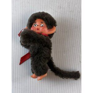VTG plush 1970s Kiki Monchhichi Chicaboo Sekiguchi Finger Grab Toy Monkey Doll